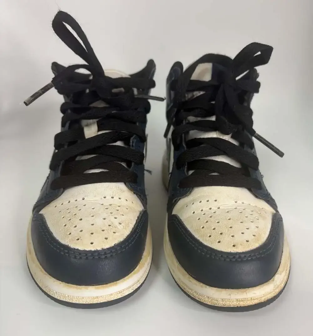 Jordan 1 Mid Dark Teal Little Kids Size 11C 640734-411